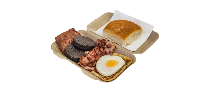 5 Items Breakfast Plate 